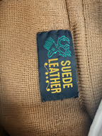 70s SUEDE & KNIT JACKET . SIZE M