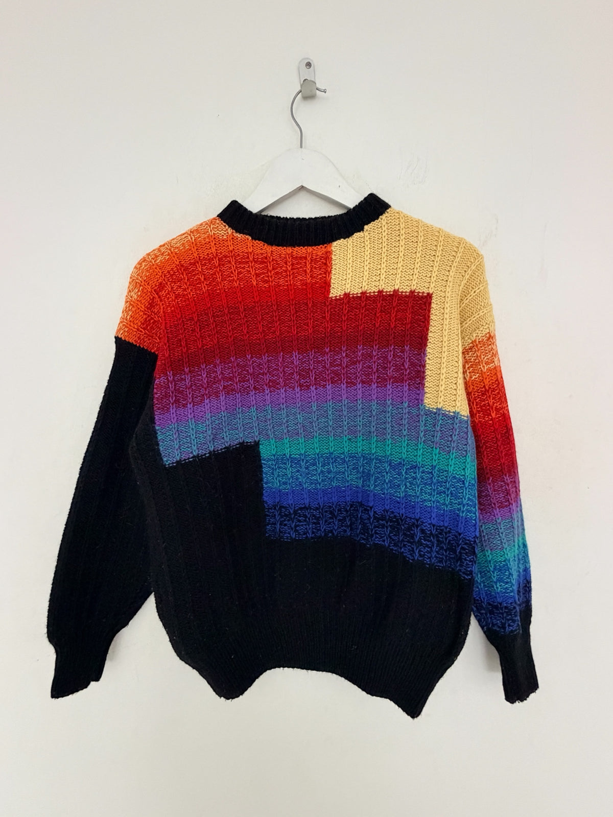 VINTAGE BLOCK COLOR JUMPER. SIZE S (10)