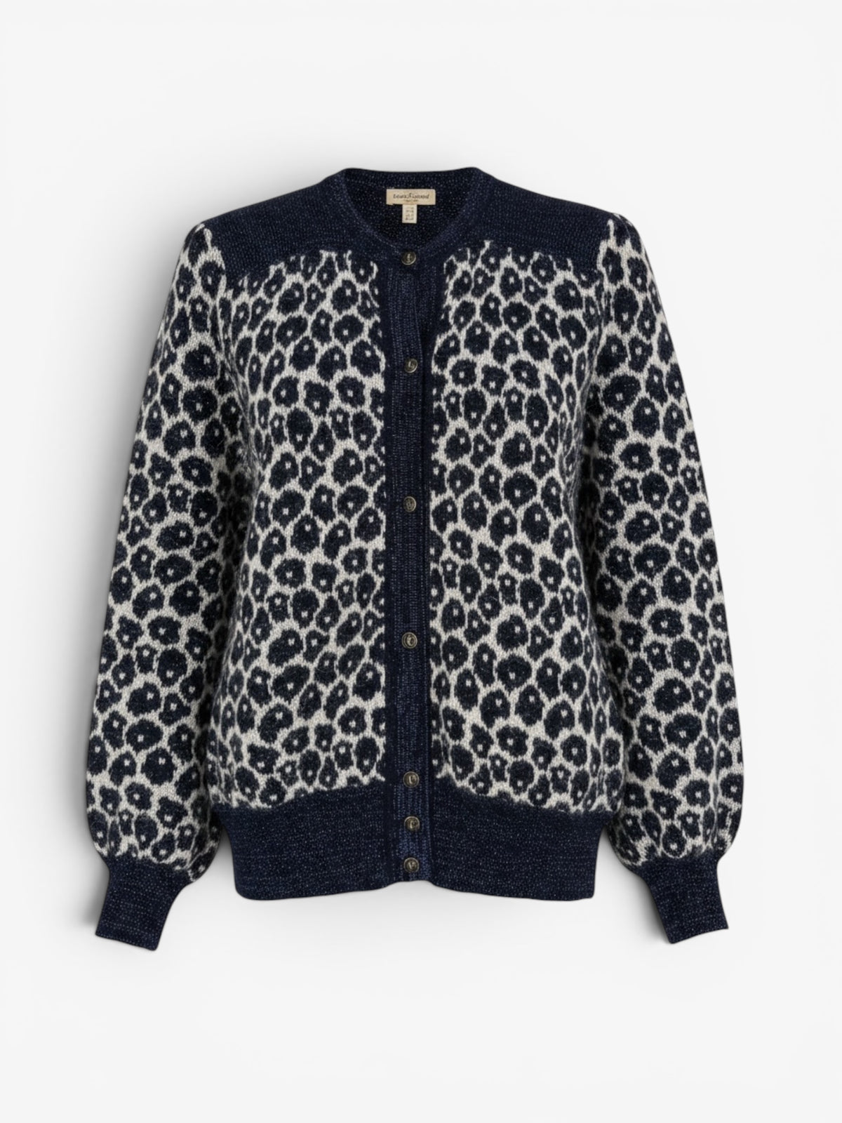 80s LOUIS FERAUD CARDIGAN.SIZE L