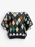 80 s BATWING LEATHER TOP