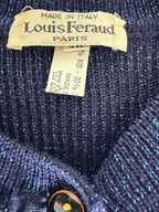 80s LOUIS FERAUD CARDIGAN.SIZE L