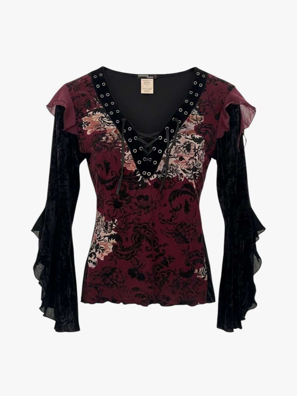 GOTHIC ROMANTIC TOP. SIZE  10/12
