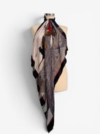 SILK FLORAL SCARF