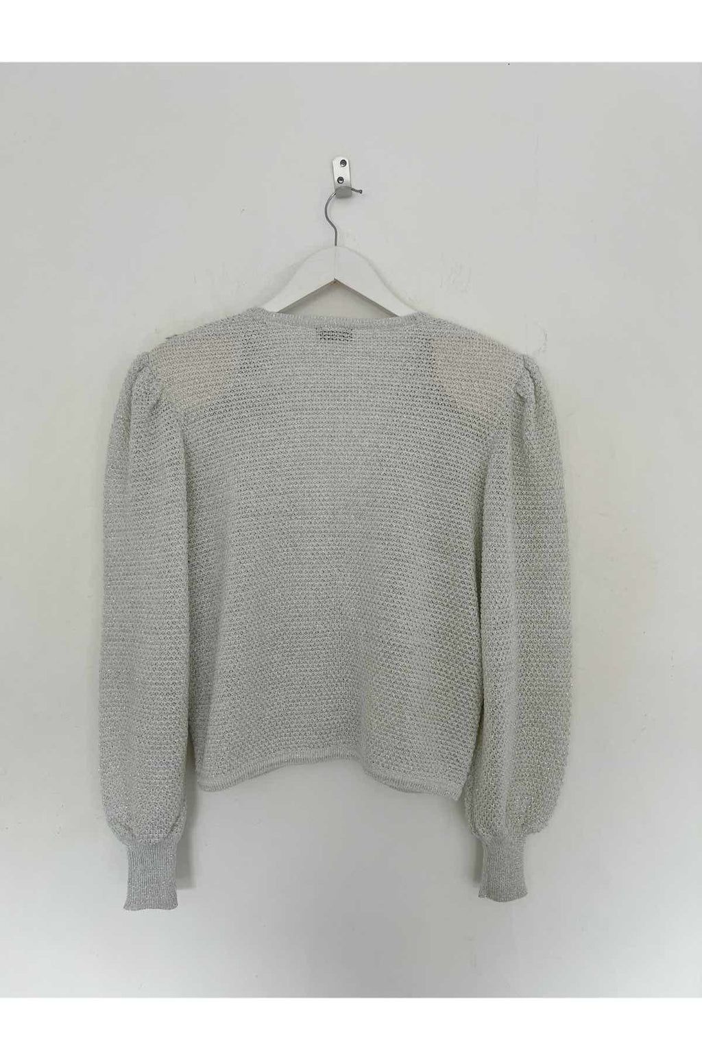 DOUBLE BREASTED V NECK CARDIGAN. SIZE 10/12