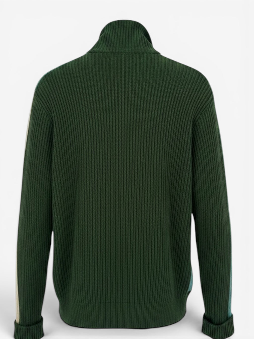 1970s WOOL ZIP UP CARDIGAN.
