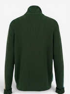 1970s WOOL ZIP UP CARDIGAN.