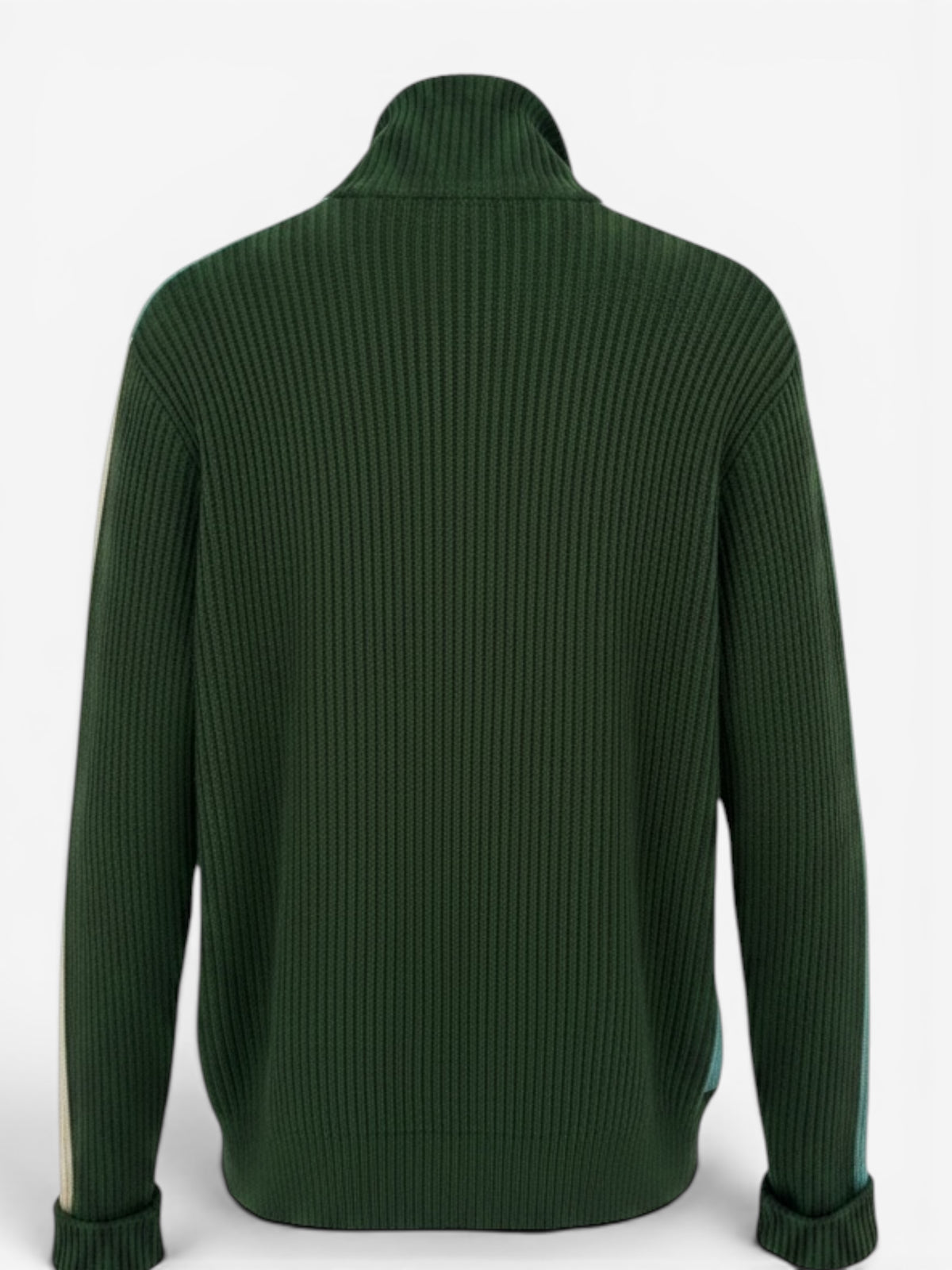 1970s WOOL ZIP UP CARDIGAN.