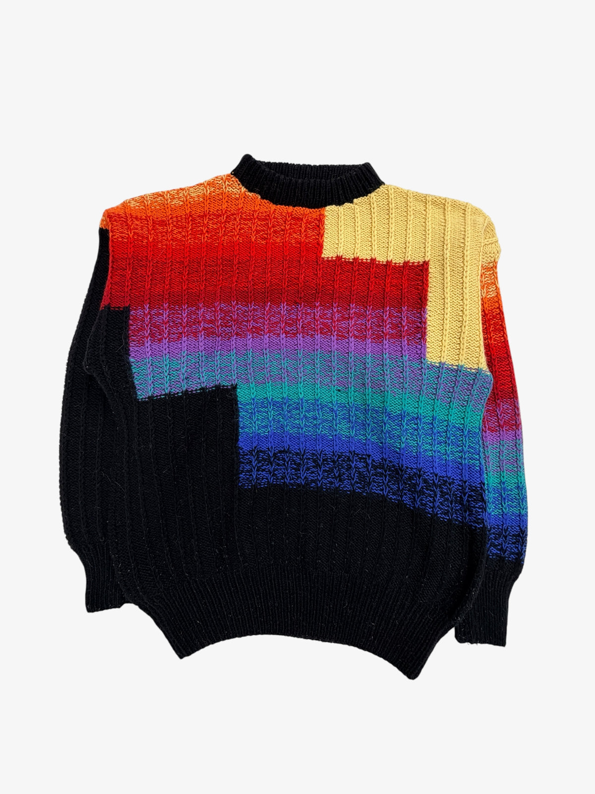 VINTAGE BLOCK COLOR JUMPER. SIZE S (10)