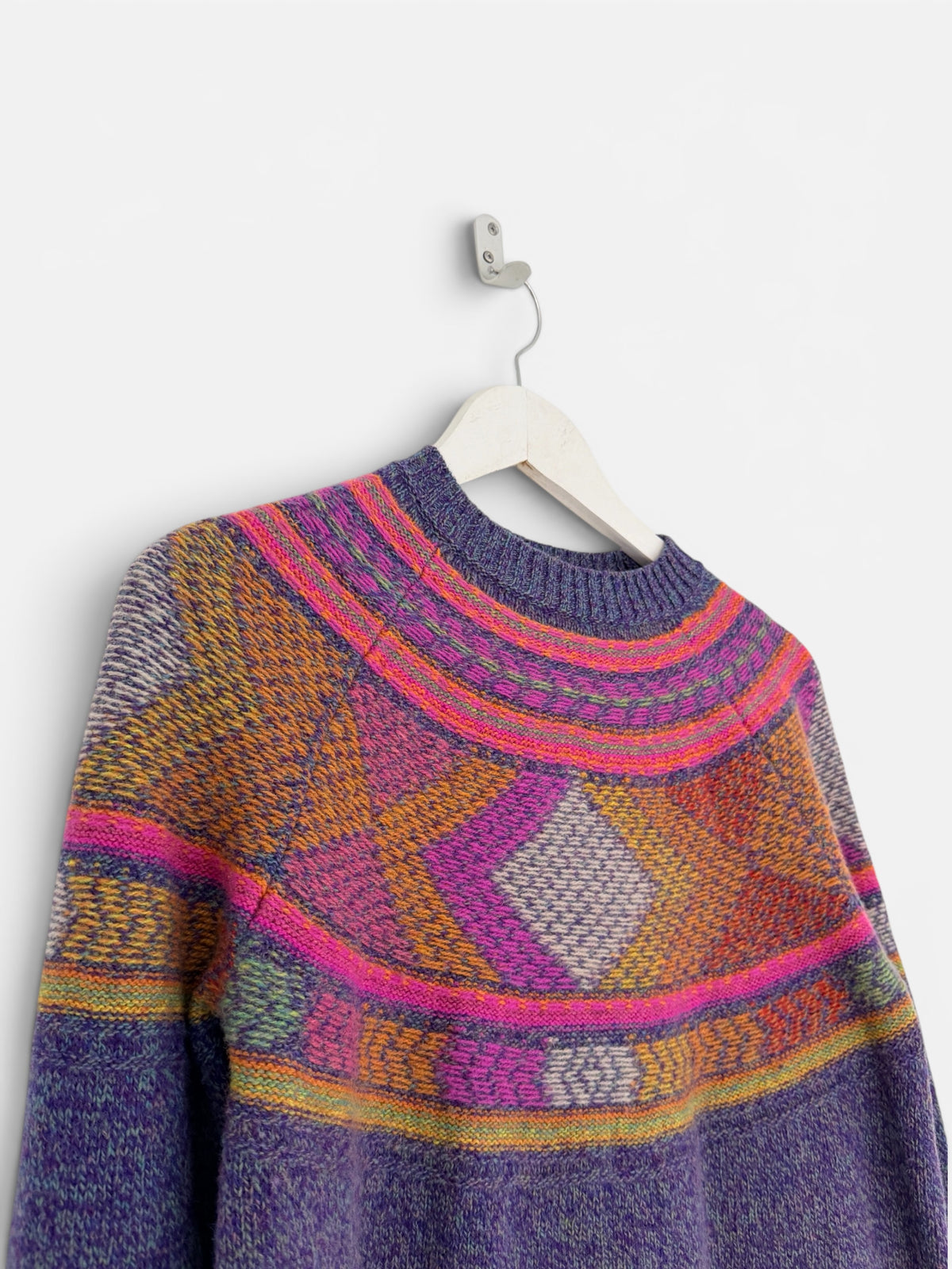 BENTON SHETLAND WOOL JUMPER. SIZE XS/S
