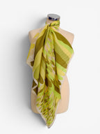 SILK PATTERNED SCARF