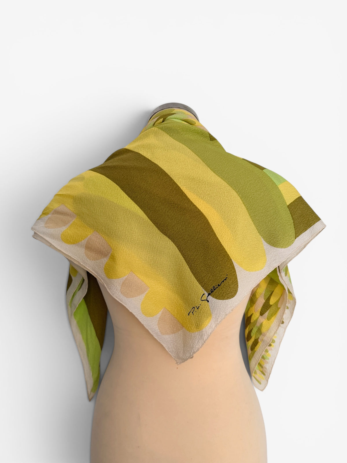 SILK PATTERNED SCARF