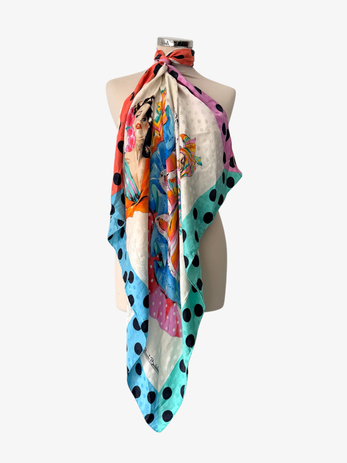 RENATO BALESTRA SILK SCARF.