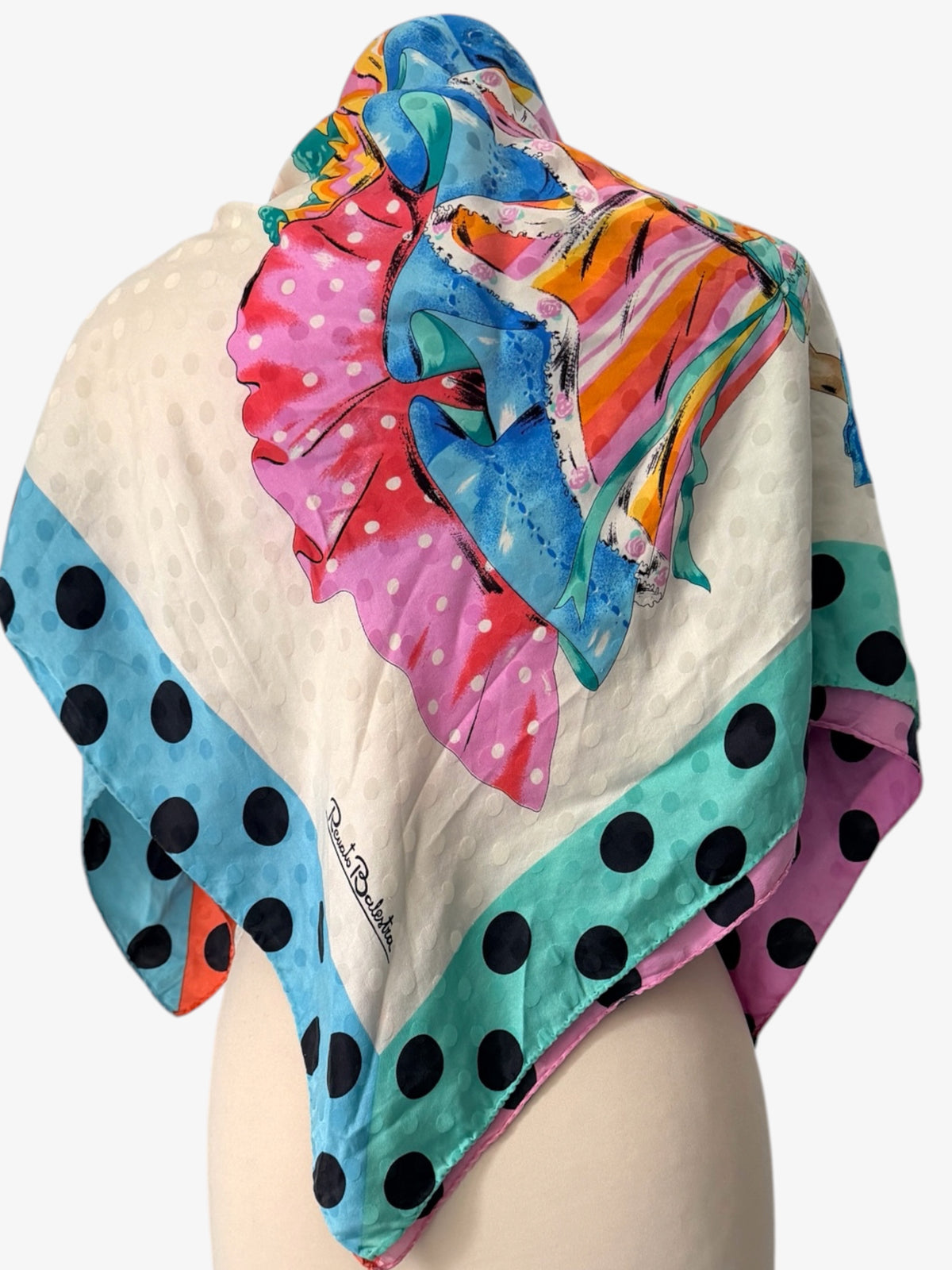 RENATO BALESTRA SILK SCARF.