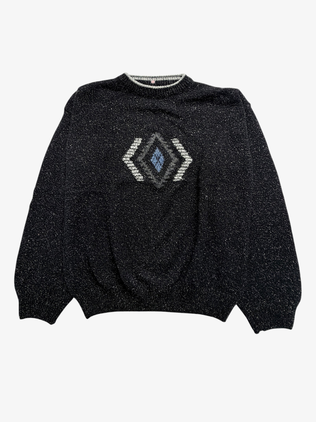 MENS VINTAGE CREW NECK JUMPER. SIZE L