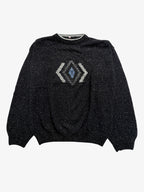 MENS VINTAGE CREW NECK JUMPER. SIZE L