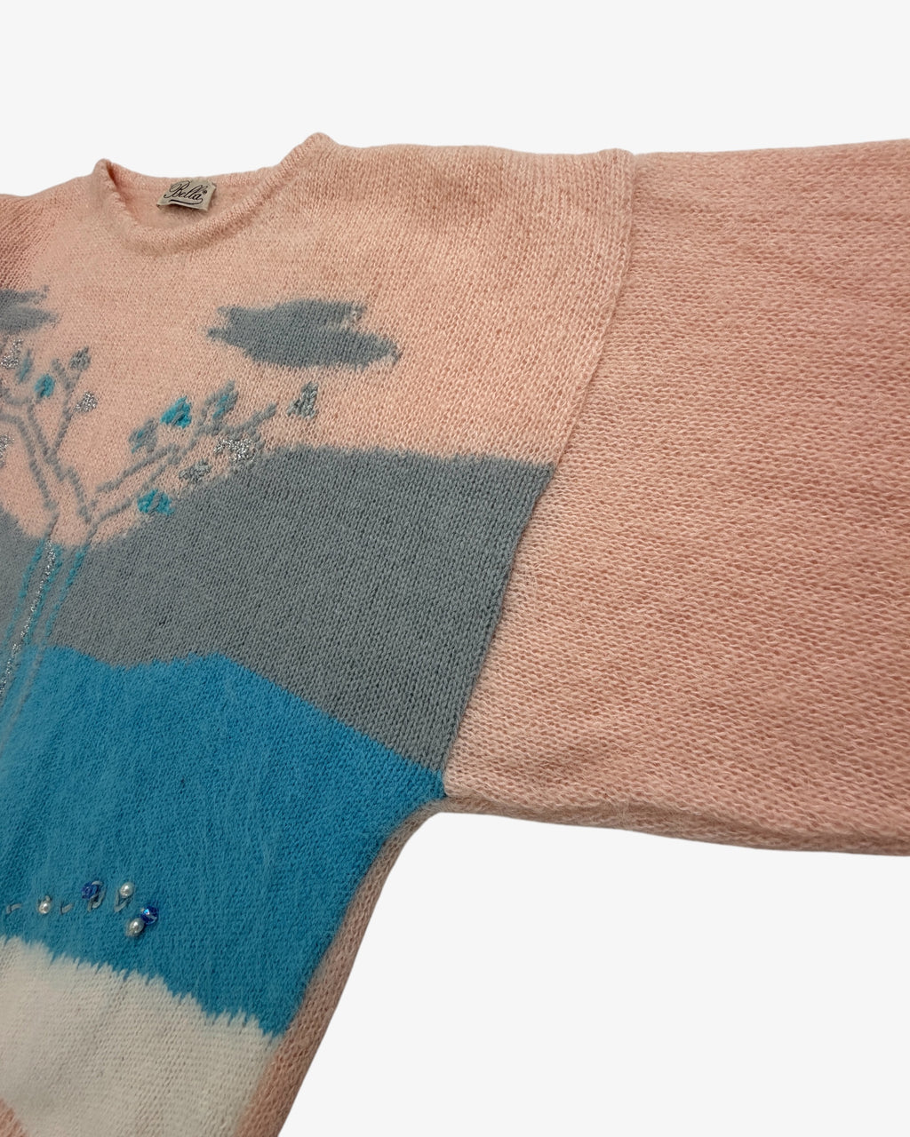 VINTAGE kID MOHAIR JUMPER . SIZE M 12/14
