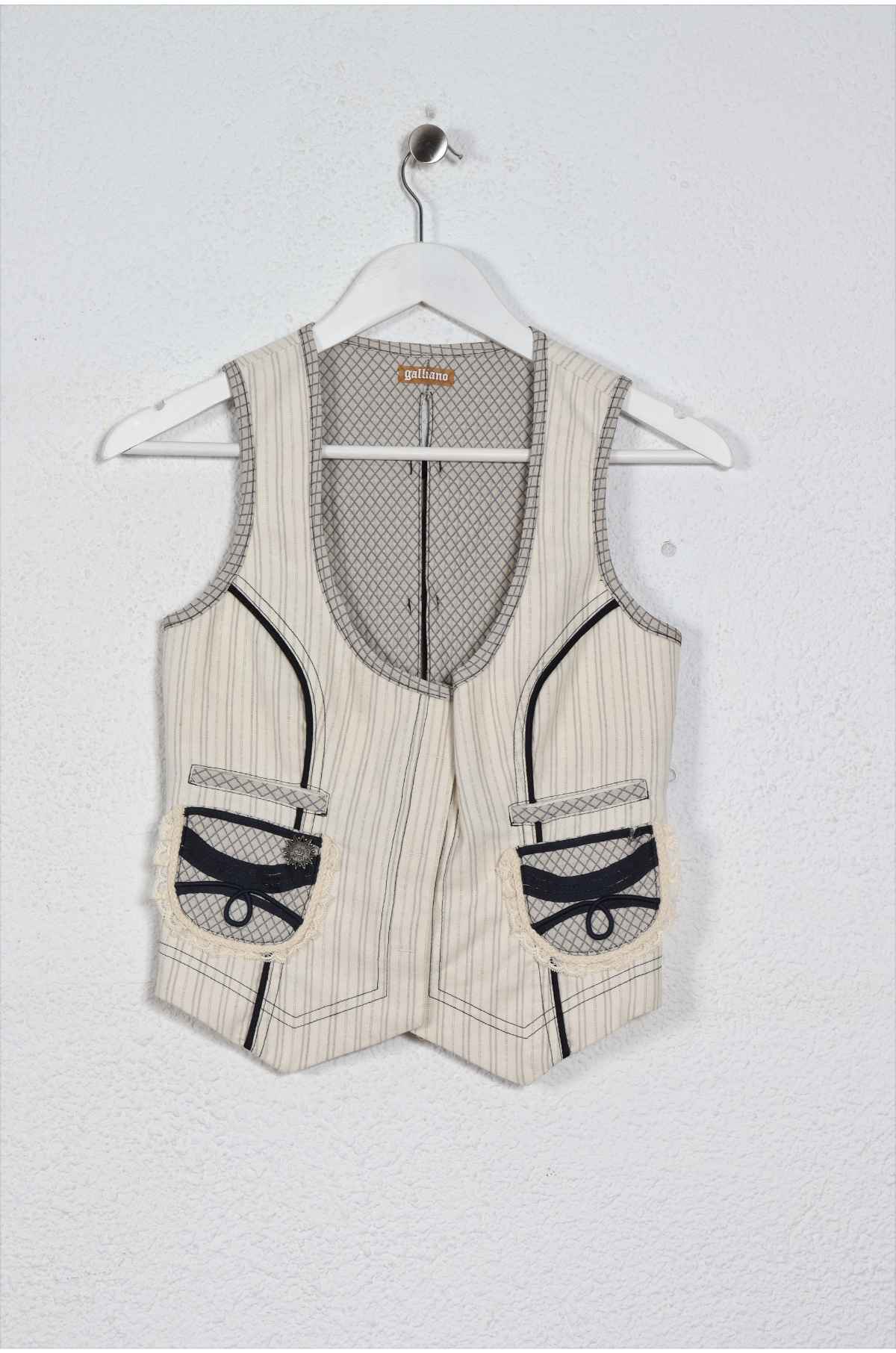 JOHN GALLIANO WAISTCOAT. SIZE XS
