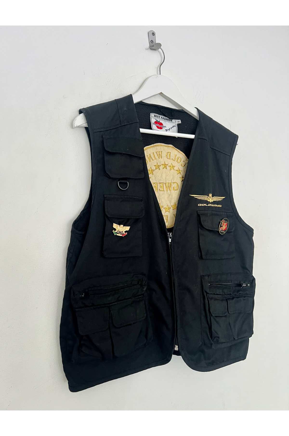 MENS GOLDWING WAISTCOAT. SIZE M